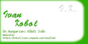 ivan kobol business card
